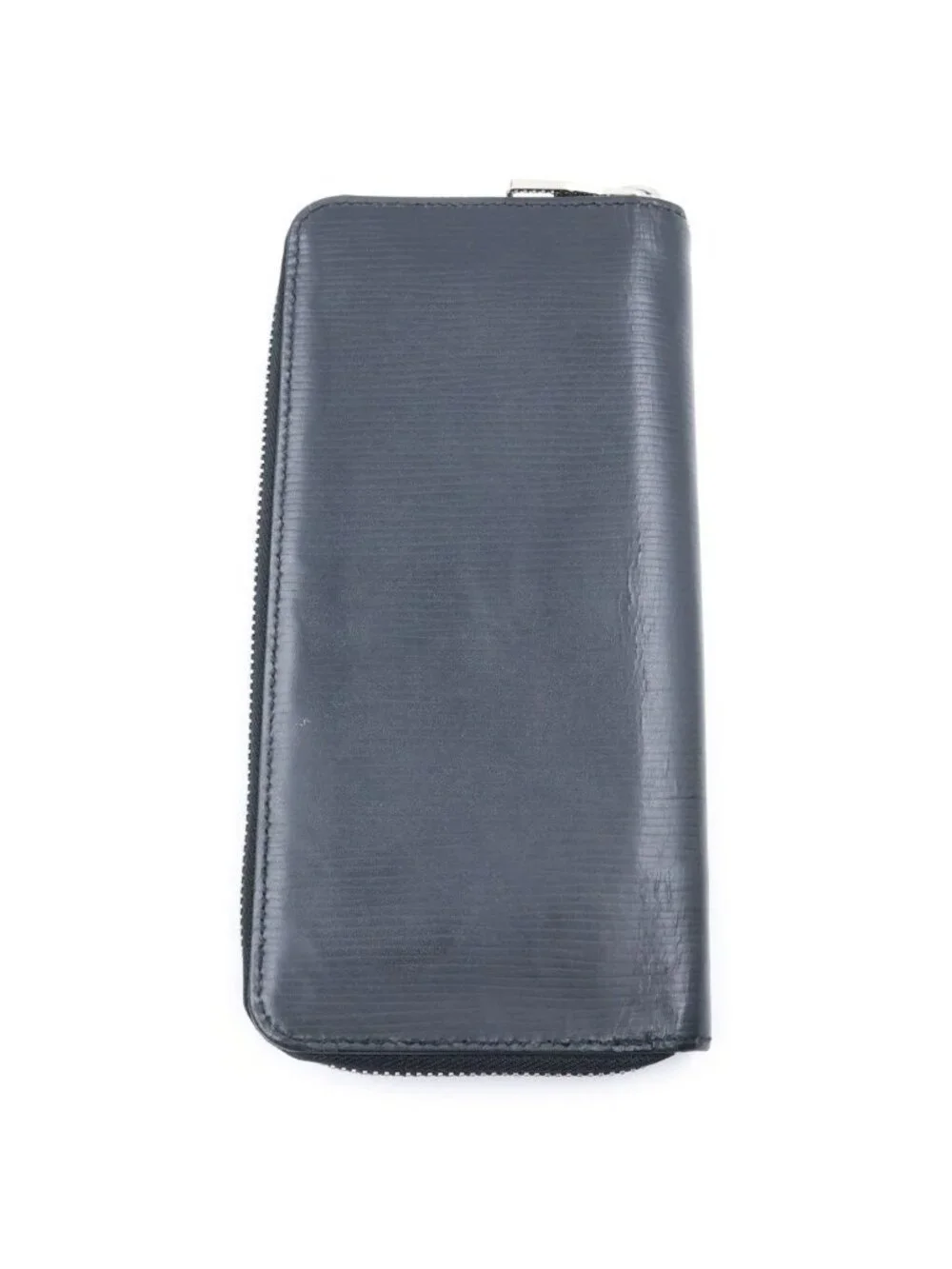 Louis Vuitton Epi Zippy Wallet Vertical Round Zip Leather Black